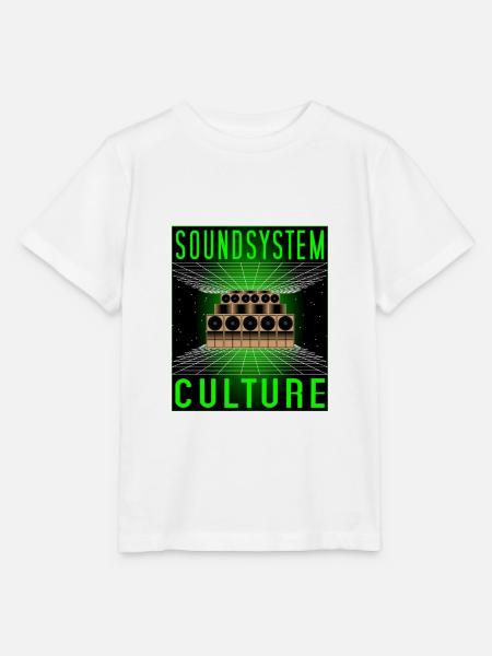 Soundsystem Culture Space - Stanley/Stella Kinder T-Shirt MINI CREATOR - Weiß