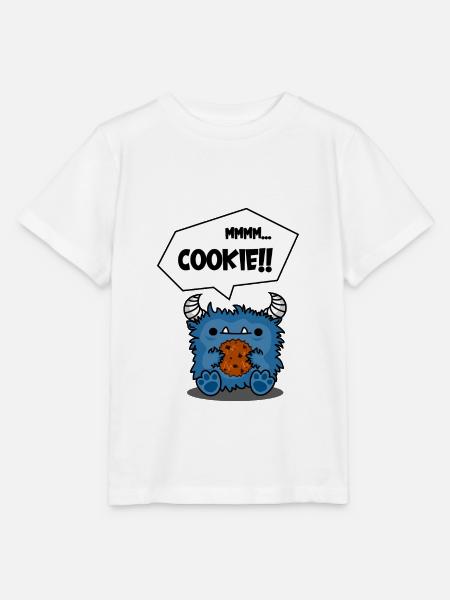 Cookie Monsta - Stanley/Stella Kinder T-Shirt MINI CREATOR - Weiß