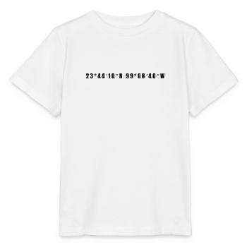 Ciudad, Victoria, Mexique - T-shirt bio MINI CREATOR Stanley/Stella Enfant - blanc - Devant - Maike (125cm)