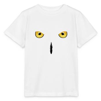 Schneeeule Eule Snowy Owl - Stanley/Stella MINI CREATOR Kids’ T-Shirt - white - Front - Maike (125cm)