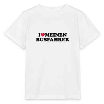 Busfahrer - Stanley/Stella Kinder T-Shirt MINI CREATOR  - Weiß - Vorne - Maike (125cm)