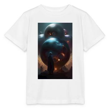 Mystérieux magicien des formes et des sphères - T-shirt bio MINI CREATOR Stanley/Stella Enfant - blanc - Devant - Maike (125cm)