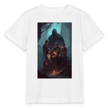 Contes familiaux de dark fantasy - T-shirt bio MINI CREATOR Stanley/Stella Enfant - blanc - Devant - Maike (125cm)