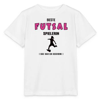 Futsal Spielerin Beste Futsalerin Geburtstag - Stanley/Stella Kinder T-Shirt MINI CREATOR  - Weiß - Vorne - Maike (125cm)