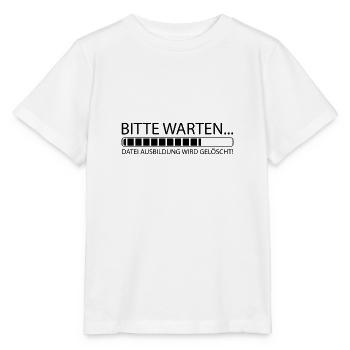 Bitte warten Datei Ausbildung wird gelöscht - Stanley/Stella Kinder T-Shirt MINI CREATOR  - Weiß - Vorne - Maike (125cm)