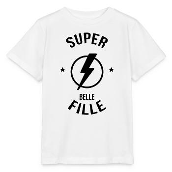 belle-fille / beau-fils / beau fils / belle fille - T-shirt bio MINI CREATOR Stanley/Stella Enfant - blanc - Devant - Maike (125cm)