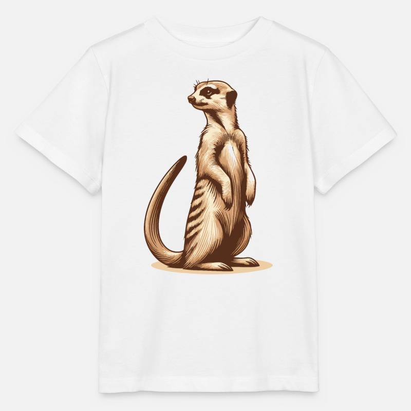 Erdmännchen - Stanley/Stella Kinder T-Shirt MINI CREATOR  - Weiß