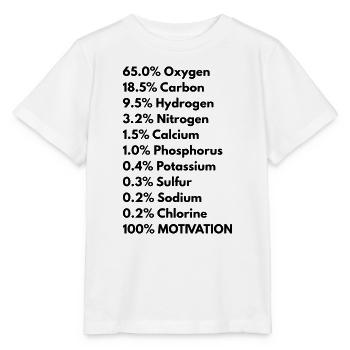 Menschlicher Körper - Stanley/Stella Kinder T-Shirt MINI CREATOR  - Weiß - Vorne - Maike (125cm)