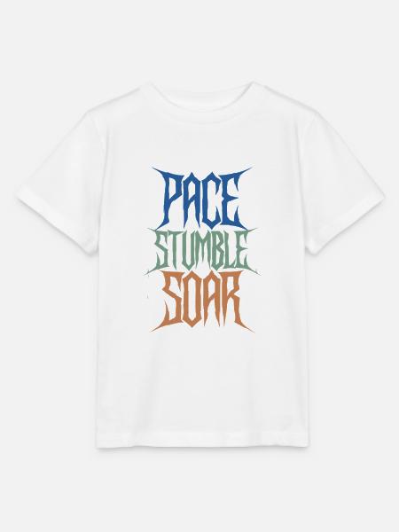 Pace Stumble Soar Style Heavy Metal - Stanley/Stella Kinder T-Shirt MINI CREATOR - Weiß