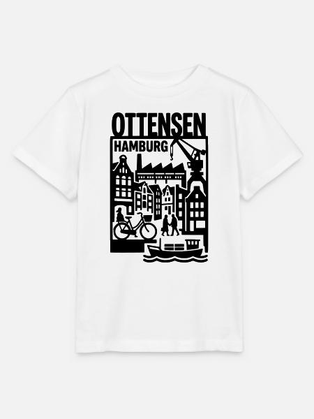 Hamburg Ottensen Retro - Stanley/Stella Kinder T-Shirt MINI CREATOR - Weiß