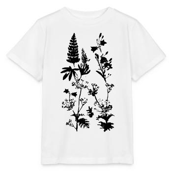 WIESENPFLANZEN - Stanley/Stella Kinder T-Shirt MINI CREATOR  - Weiß - Vorne - Maike (125cm)