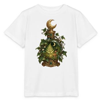 Mondschein Garten Elixierflasche - Stanley/Stella Kinder T-Shirt MINI CREATOR  - Weiß - Vorne - Maike (125cm)