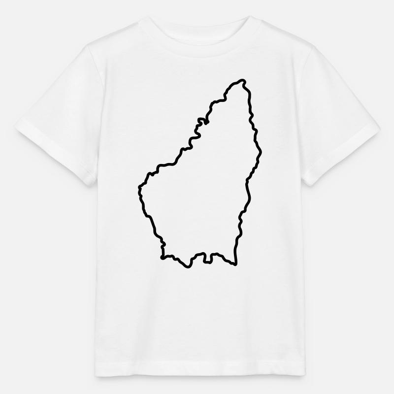 Ardèche couleur - T-shirt bio MINI CREATOR Stanley/Stella Enfant - blanc