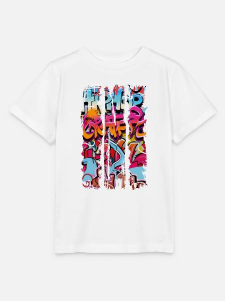 Graffiti - Stanley/Stella Kinder T-Shirt MINI CREATOR - Weiß