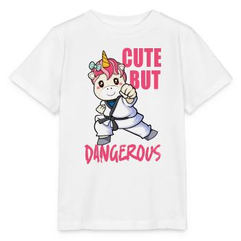 Mignon mais dangereux - T-shirt bio MINI CREATOR Stanley/Stella Enfant - blanc - Devant - Maike (125cm)