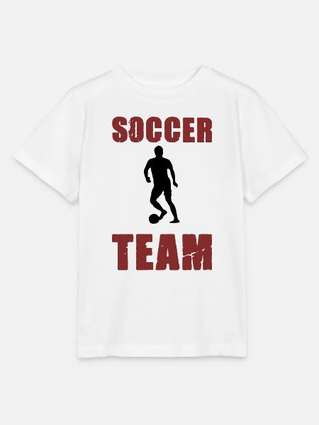 soccer player team - Stanley/Stella Kinder T-Shirt MINI CREATOR - Weiß