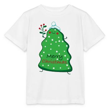 Christmas Tanne - Stanley/Stella Kinder T-Shirt MINI CREATOR  - Weiß - Vorne - Maike (125cm)
