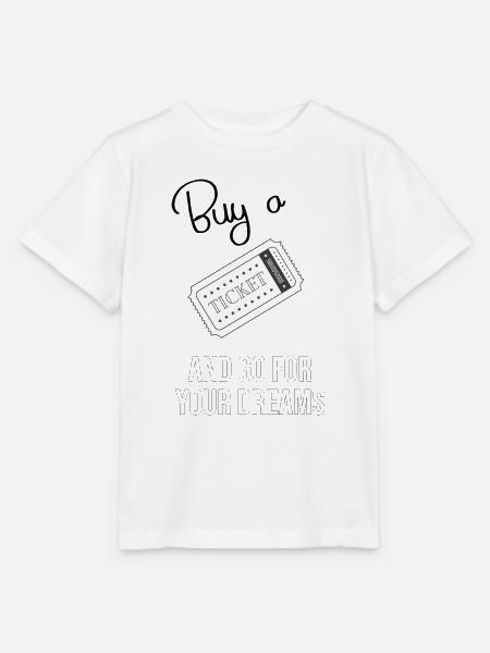 Einen Traum kaufen - Stanley/Stella Kinder T-Shirt MINI CREATOR  - Weiß
