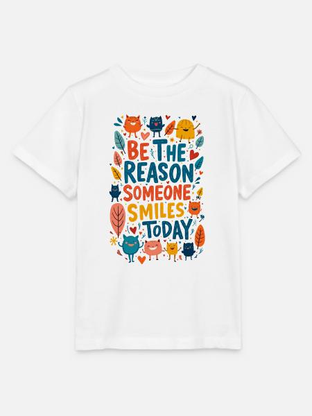 Sei der Grund - Stanley/Stella Kinder T-Shirt MINI CREATOR - Weiß