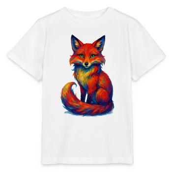 fuchs tier - Stanley/Stella Kinder T-Shirt MINI CREATOR  - Weiß - Vorne - Maike (125cm)