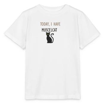 Aujourd'hui, j'ai MUSCLECAT - T-shirt bio MINI CREATOR Stanley/Stella Enfant - blanc - Devant - Maike (125cm)