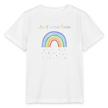 Einfach Regenbogen - Stanley/Stella Kinder T-Shirt MINI CREATOR  - Weiß - Vorne - Maike (125cm)
