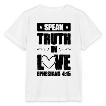 bibel liebe verse - Stanley/Stella Kinder T-Shirt MINI CREATOR  - Weiß - Vorne - Maike (125cm)