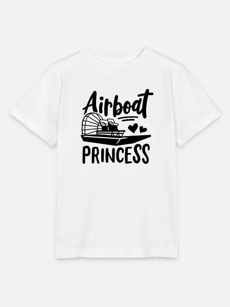 Airboat Prinzessin - Stanley/Stella Kinder T-Shirt MINI CREATOR - Weiß
