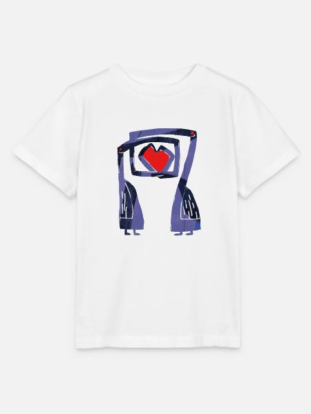 Turteltauben - Stanley/Stella Kinder T-Shirt MINI CREATOR - Weiß