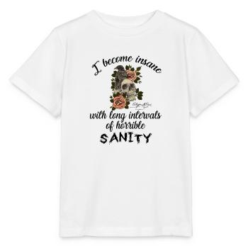 Schreckliche Vernunft | Edgar Allan Poe - Stanley/Stella Kinder T-Shirt MINI CREATOR  - Weiß - Vorne - Maike (125cm)