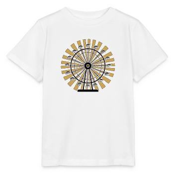 Chemie-Shirt, Riesenrad Riesenrad - Stanley/Stella Kinder T-Shirt MINI CREATOR  - Weiß - Vorne - Maike (125cm)