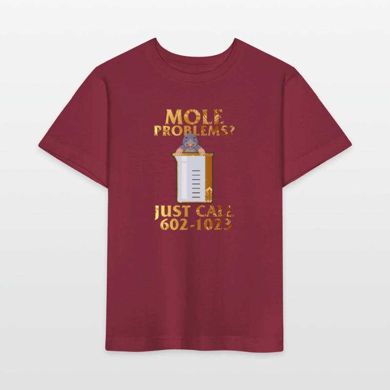 Mole Day Beaker Cute Mole Rat Problems Just Call Stanley/Stella MINI CREATOR Kids’ T-Shirt