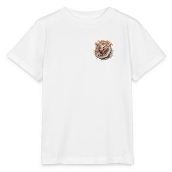 Célébration du Nouvel An chinois de Dragon’s Fortune - T-shirt bio MINI CREATOR Stanley/Stella Enfant - blanc - Devant - Maike (125cm)