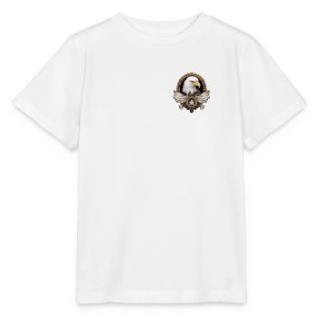 Honneur de l’aigle vétérans appréciation décoratif - T-shirt bio MINI CREATOR Stanley/Stella Enfant - blanc - Devant - Maike (125cm)