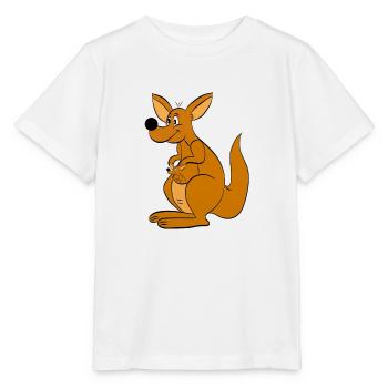 Känguru kangaroo - Stanley/Stella Kinder T-Shirt MINI CREATOR  - Weiß - Vorne - Maike (125cm)