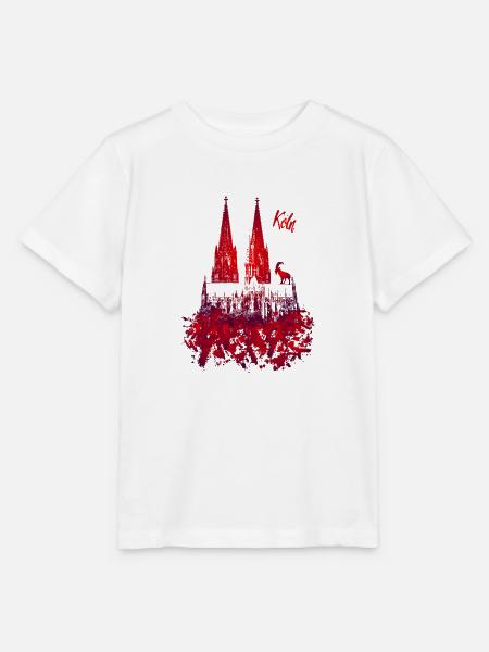 Kölner Dom - Stanley/Stella Kinder T-Shirt MINI CREATOR  - Weiß