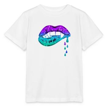 Lèvres fondantes - T-shirt bio MINI CREATOR Stanley/Stella Enfant - blanc - Devant - Maike (125cm)