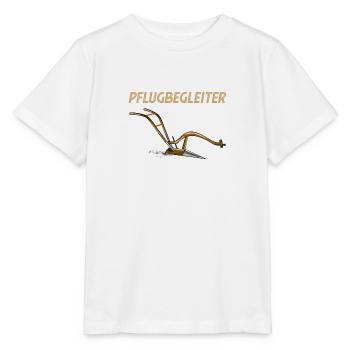 Pflugbegleiter - Geschenk für Landwirte - Stanley/Stella Kinder T-Shirt MINI CREATOR  - Weiß - Vorne - Maike (125cm)