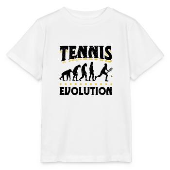 Evolution Tennis Tennis Player Tennis Game - Stanley/Stella MINI CREATOR Kids’ T-Shirt - white - Front - Maike (125cm)
