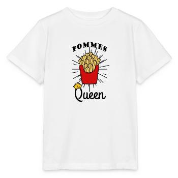 Frites - T-shirt bio MINI CREATOR Stanley/Stella Enfant - blanc - Devant - Maike (125cm)