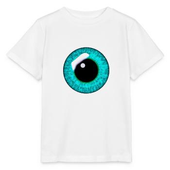Oeil - T-shirt bio MINI CREATOR Stanley/Stella Enfant - blanc - Devant - Maike (125cm)