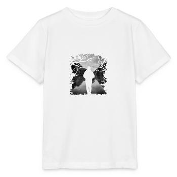 Gehen Sie alleine zum Fluss - Stanley/Stella Kinder T-Shirt MINI CREATOR  - Weiß - Vorne - Maike (125cm)