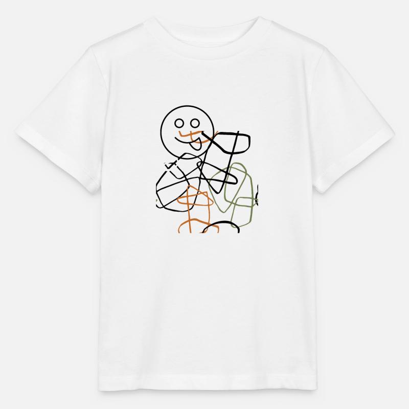 Abstrakte Kunst - Stanley/Stella Kinder T-Shirt MINI CREATOR - Weiß