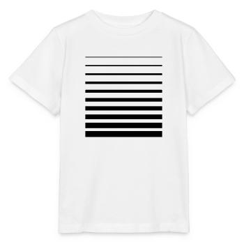 Lines Gradient Graphic - Stanley/Stella MINI CREATOR Kids’ T-Shirt - white - Front - Maike (125cm)