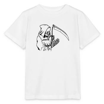 Dead with scythe - Stanley/Stella MINI CREATOR Kids’ T-Shirt - white - Front - Maike (125cm)