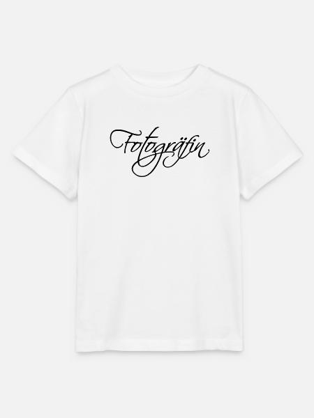 Fotogräfin mit Schwung - Stanley/Stella Kinder T-Shirt MINI CREATOR  - Weiß