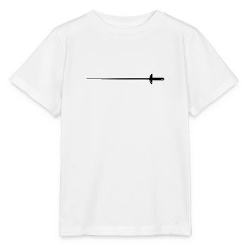 Escrime épée fleurette parade samurai10 - T-shirt bio MINI CREATOR Stanley/Stella Enfant - blanc - Devant - Maike (125cm)