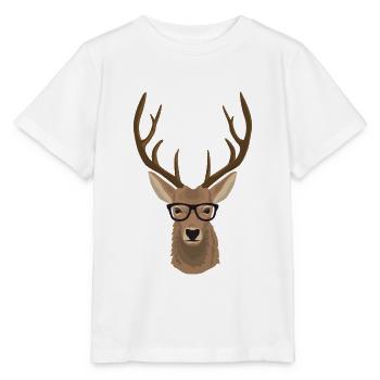 Hirsch Glasses - Stanley/Stella MINI CREATOR Kids’ T-Shirt - white - Front - Maike (125cm)