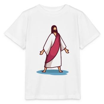 Unser Herr Jesus - Stanley/Stella Kinder T-Shirt MINI CREATOR  - Weiß - Vorne - Maike (125cm)