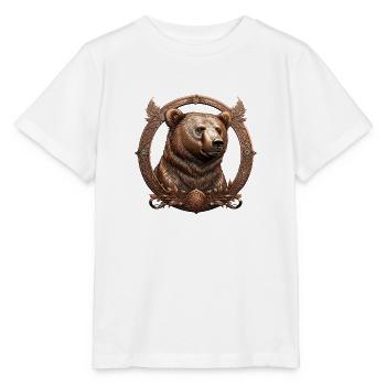 The Bronze Bear - Stanley/Stella MINI CREATOR Kids’ T-Shirt - white - Front - Maike (125cm)